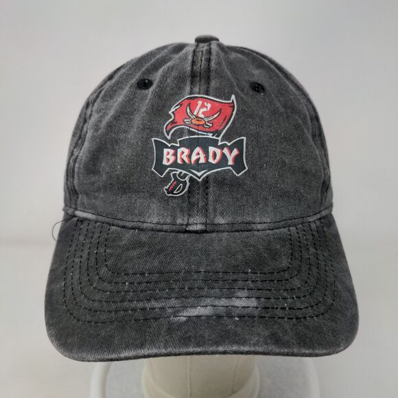 Tampa Bay Buccaneers Brady Slideback Hat Gray One Size Adjustable 6 Panel - Picture 2 of 7
